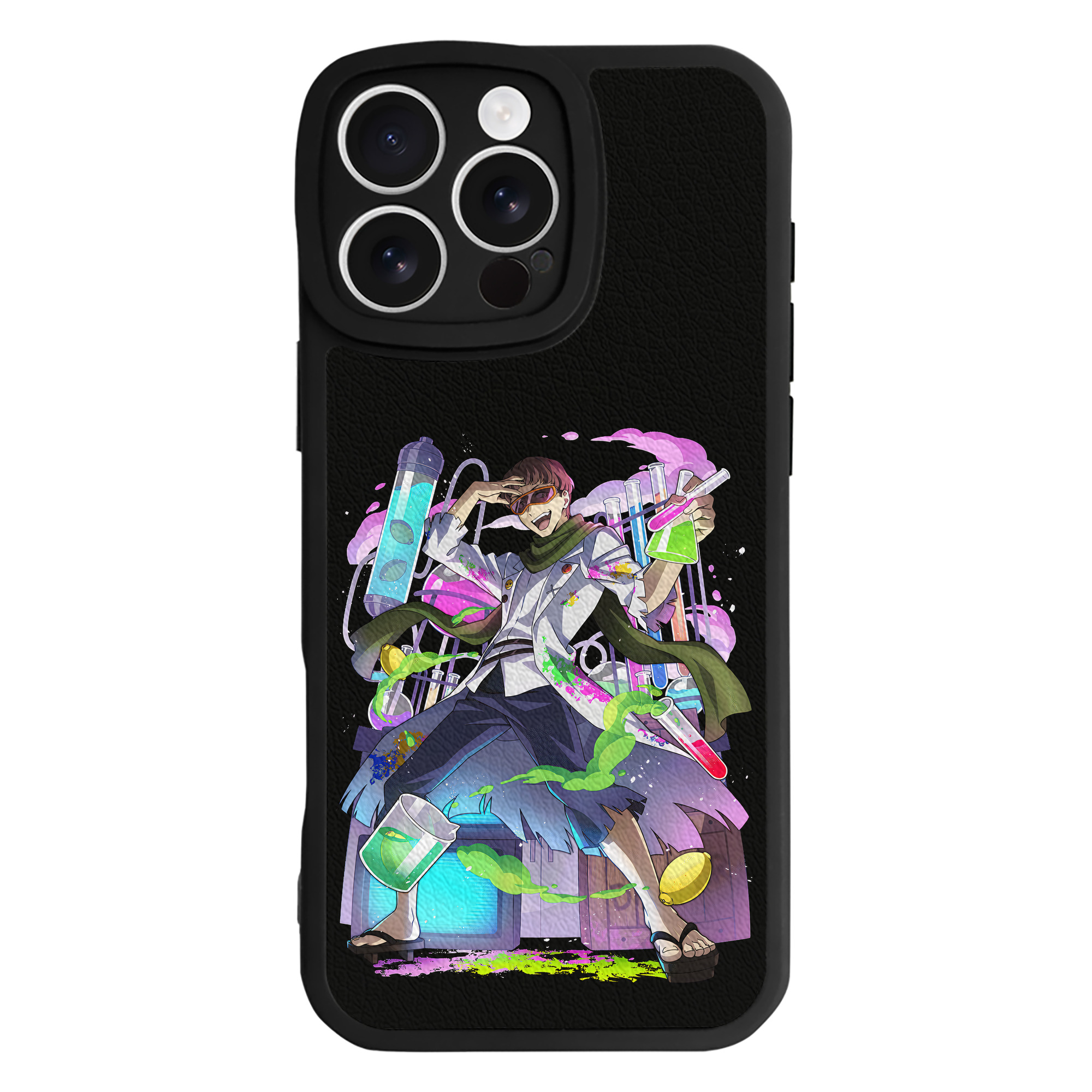 （画像用） 文豪ストレイドッグス Bungo Stray Dogs 【iPhone 16シリーズ対応】シリコンスマホケース（レザー調） 材質：シリコン